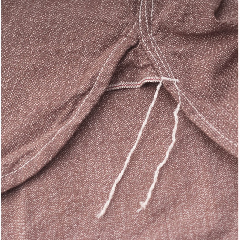 Coral cutwork shirt
