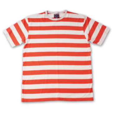 40s BIKER HOOP T - RED