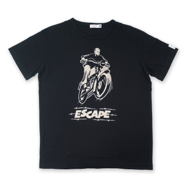 Slub Tee - Charcoal Escape